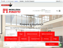 Tablet Screenshot of pinotti.com.br